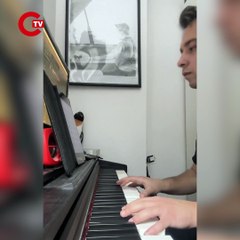 Tutuklu Şişli Belediye Başkanı Resul Emrah Şahan’ın Silivri’de yazdığı beste, piyanist Dengin Ceyhan tarafından icra edildi