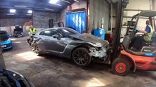 Salvage NISSAN GTR -Insane Rebuild and Restored