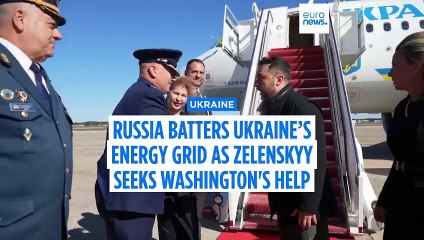 Russia batters Ukraine’s energy grid with drone and missile strikes, officials say