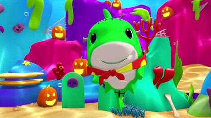 Gruseliger Babyhai Lustige Halloween Reime und Gedichte für Kleinkinder