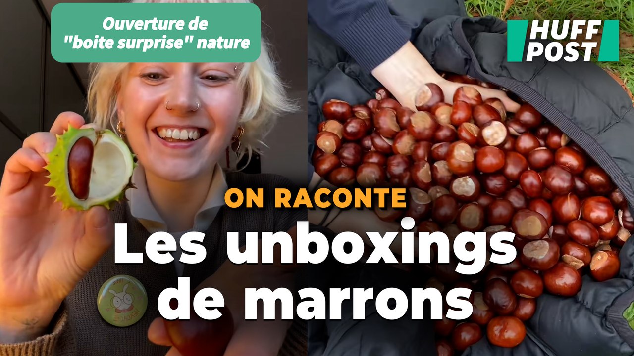 Cet automne les Anglais ont une nouvelle obsession : les unboxings de marrons