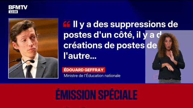 Budget: 4.000 postes d'enseignants supprimés, malgré une hausse des crédits du ministère de l'Éducation nationale