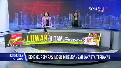 Bengkel Reparasi Mobil di Kembangan Terbakar, Diduga Akibat Korsleting di Ruang Oven Pengecatan