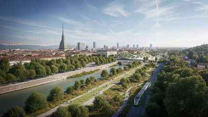 Il video che racconta la Torino del futuro: droni, super tecnologie, nuova mobilità e tanto verde