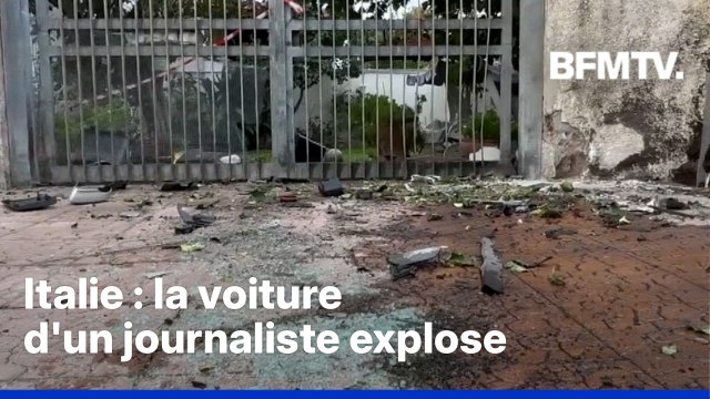 Italie: une bombe explose sous la voiture d'un célèbre journaliste d'investigation, sans faire de victime