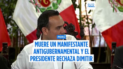 Muere un manifestante en Perú en medio de las protestas antigubernamentales