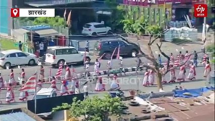 कुड़मी को एसटी का दर्जा देने की मांग का विरोध, आदिवासियों ने हुंकार महारैली निकालकर दिखाई ताकत