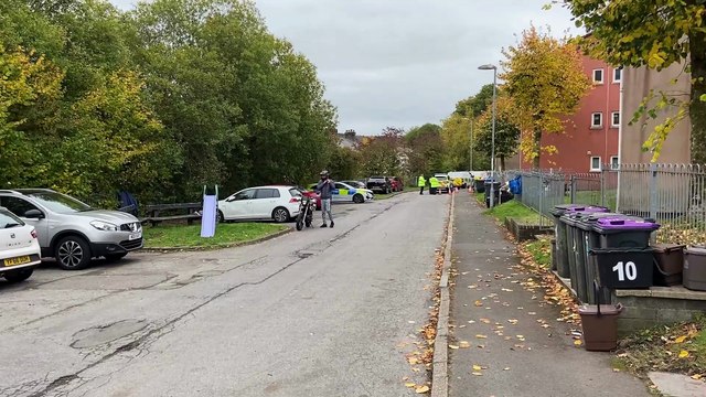 Heavy police presence at the scene of Blaenavon murder investigation