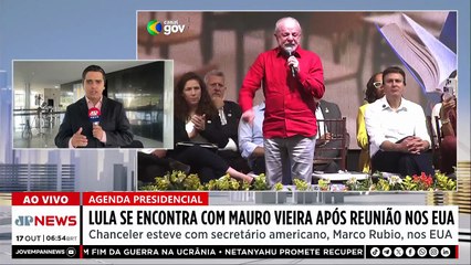 Lula vai se encontrar com Mauro Vieira nesta sexta (17)