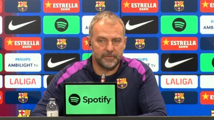 Hansi Flick: "Esa información es una mierda"