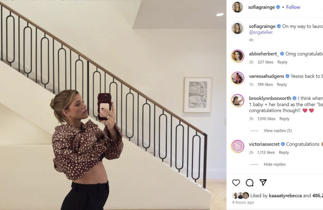 Sofia Richie Grainge is expecting second child