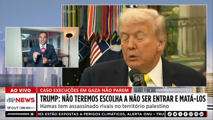 Trump: “Se Hamas continuar a matar pessoas em Gaza, não teremos escolha a não ser entrar e matá-los”