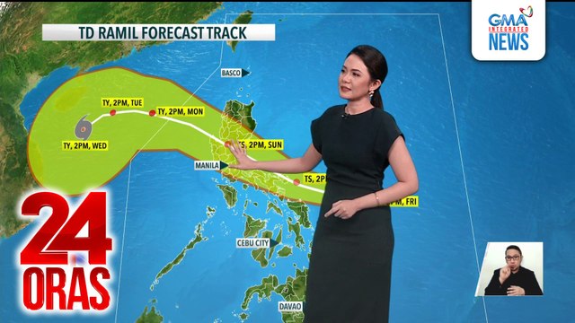 Bagyong Ramil, posibleng tumama at tumawid sa lupa ngayong weekend | 24 Oras