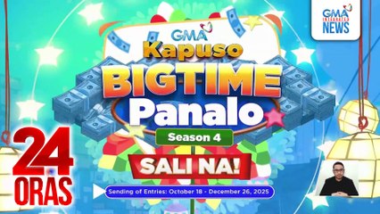Mahigit P7M, pwedeng mapanalunan; entries, tatanggapin mula Oct 18 - Dec 26 | 24 Oras
