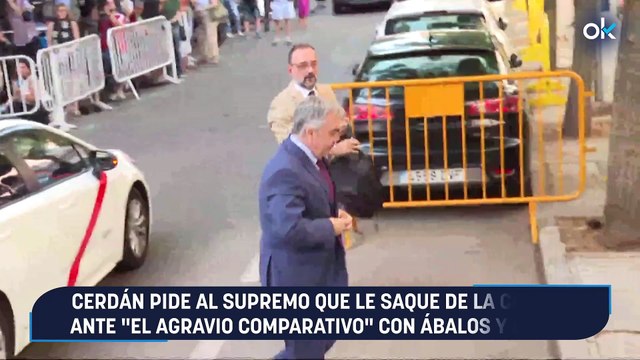 Cerdán pide al Supremo que le saque de la cárcel ante el agravio comparativo con Ábalos y Koldo