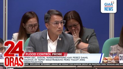 Record ni DPWH Usec. Perez, kinwestyon ni Rep. Leviste; Usec. Perez, nagbitiw para 'di raw makasagabal sa trabaho ng DPWH | 24 Oras