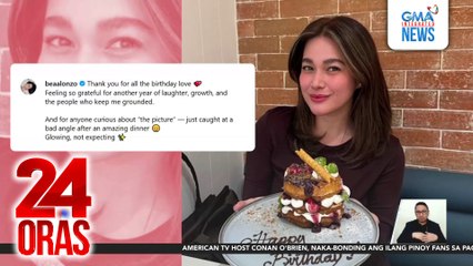 Bea Alonzo, nilinaw na 'di siya buntis at bad angle lamang ang kumakalat na photo | 24 Oras