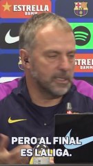 Flick, sobre el partido en Miami: "Los jugadores no están contentos, y yo tampoco"