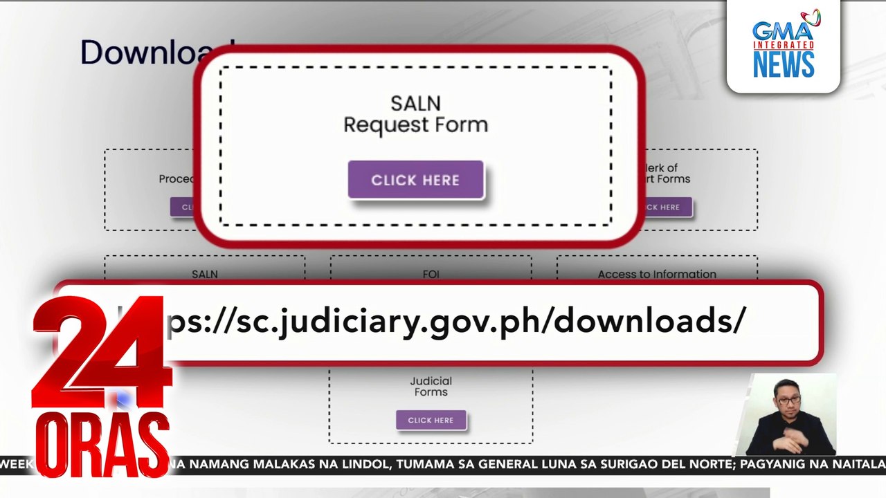 Karapatan ng publiko na makakuha ng impormasyon at records tulad ng SALN, sinuportahan ng Korte Suprema | 24 Oras