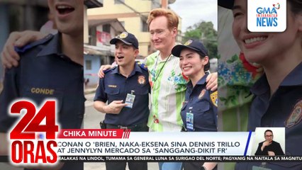 American Comedian Conan O' Brien, nasa Pilipinas; game na nagpa-picture sa ilang Pinoy fan | 24 Oras