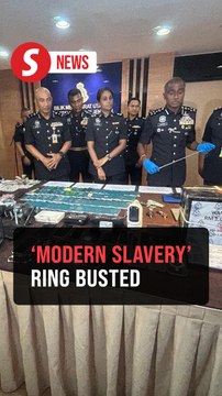 Cops bust ‘modern day slavery’ ring in Klang Valley, 14 suspects nabbed