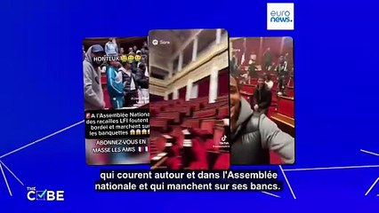 Des adolescents ont-ils semé la pagaille à l'Assemblée nationale française ?