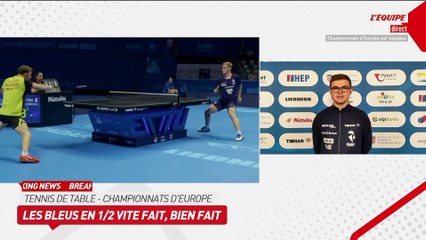 Alexis Lebrun : « Le niveau va monter face à l'Allemagne » - Tennis de table