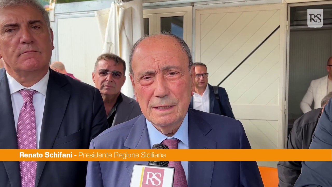 Schifani "Intervento area industriale Carini buon esempio uso risorse"