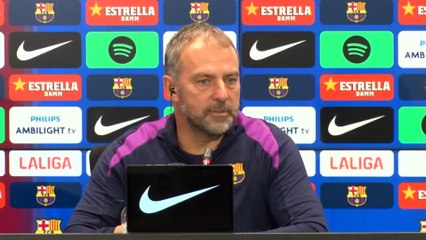 Hansi Flick da su opinión sobre el partido del Barça en Miami