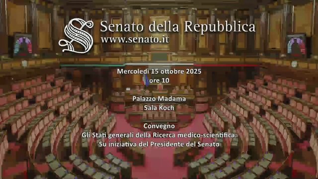 Roma - Convegno: Gli Stati generali della Ricerca medico-scientifica (15.10.25)