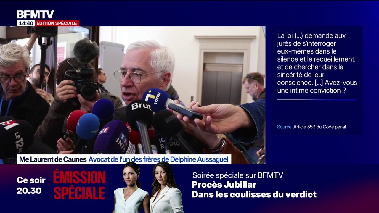 Procès Jubillar: "Il n'y a pas d'émotion", affirme Me Laurent de Caunes, avocat de l'un des frères de Delphine à propos de l'accusé