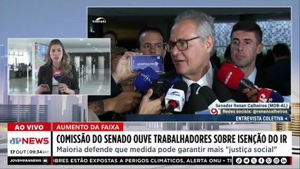 Senado ouve trabalhadores sobre aumento da faixa de isenção do IR