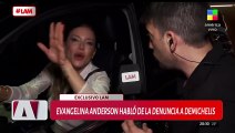 El enojo de Evangelina Anderson por la dura denuncia que involucra a su papá y Martín Demichelis