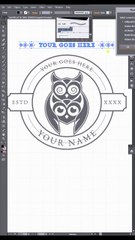 Cara buat font melingkar di adobe illustrator