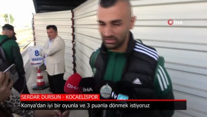 Serdar Dursun: Konya'dan iyi bir oyunla ve 3 puanla dönmek istiyoruz