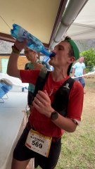 Alexandre « Casquette Verte » Boucheix s'éclate malgré une cheville et un estomac en vrac  - Ultra-trail - Diagonale des Fous