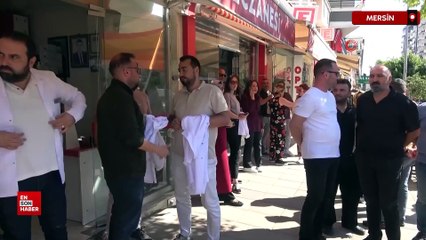 Mersin’de eczacı kalfasını sopayla döven şüpheli tutuklandı