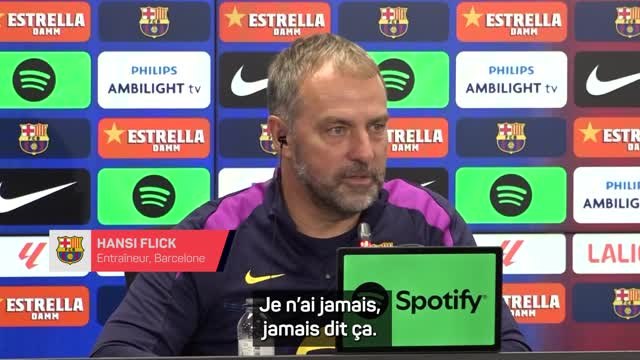 Barcelone - Hansi Flick dément avoir voulu écarter Lamine Yamal avant le match face au PSG