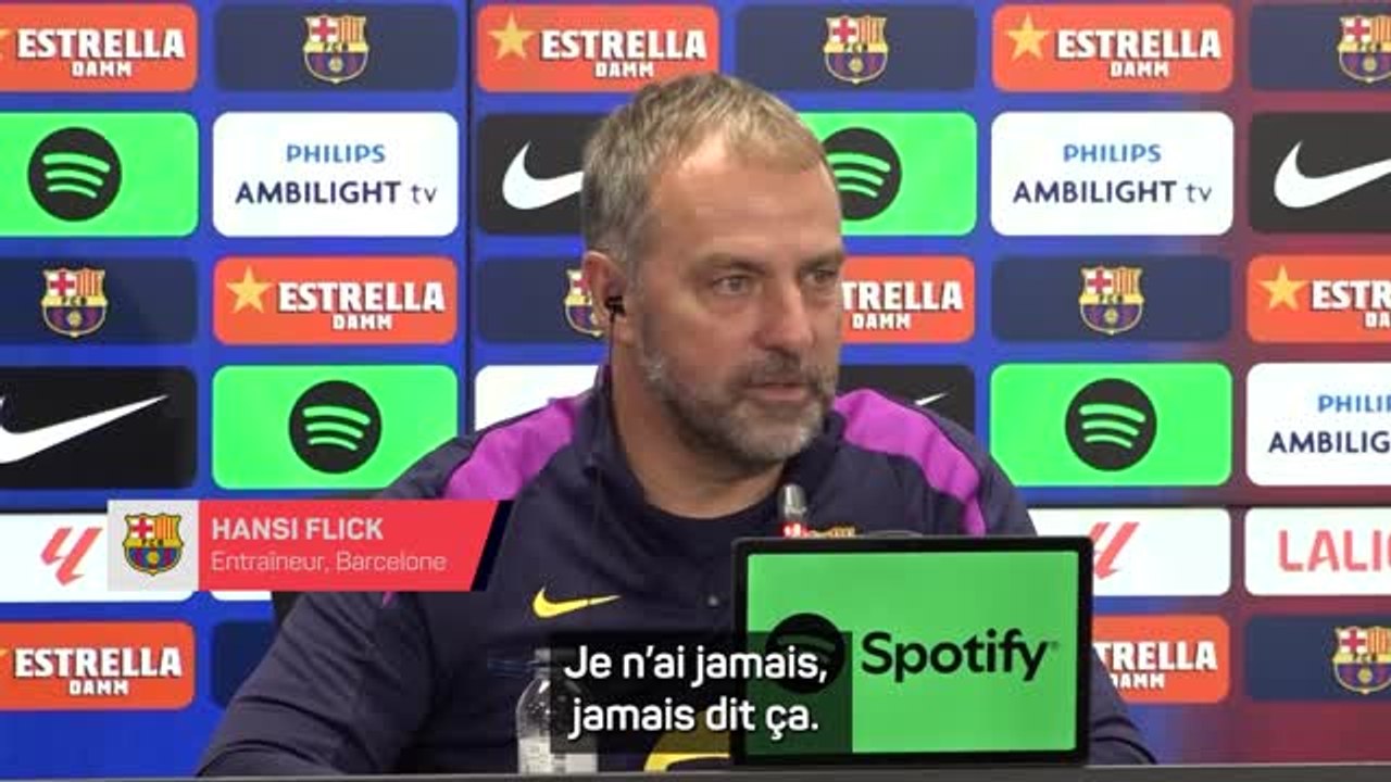 Barcelone - Hansi Flick dément avoir voulu écarter Lamine Yamal avant le match face au PSG