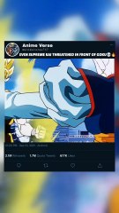 EVEN SUPREME KAI THREATENED IN FRONT OF GOKU💀🔥