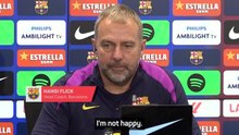 Barcelona 'aren't happy' about Miami game - Flick