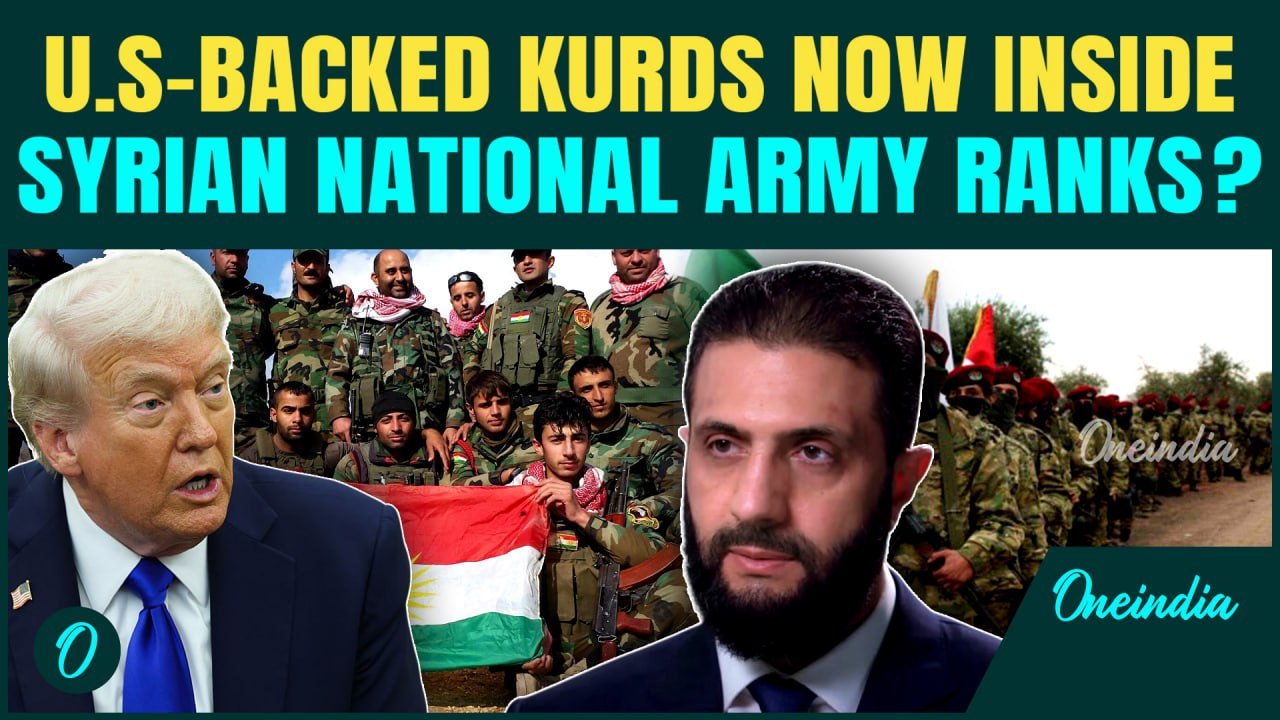 Trump's Power Move in Syria: U.S-backed Kurdish Forces Merge into Syrian Army After Yrs of CIVIL WAR
