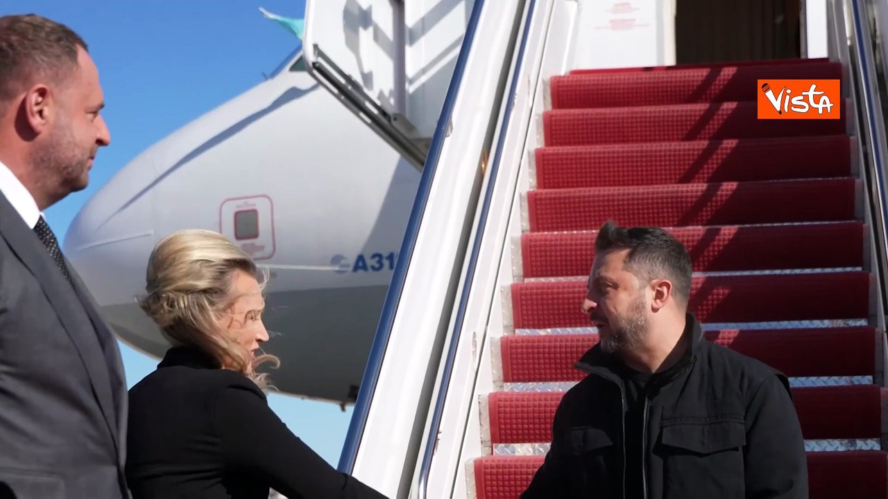 Zelensky arriva a Washington per l'incontro con Donald Trump