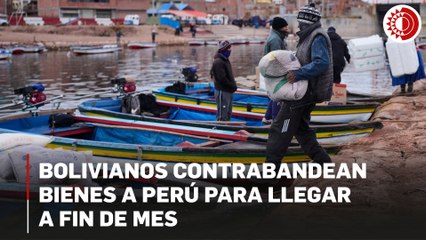 Bolivianos contrabandean bienes a Perú para llegar a fin de mes