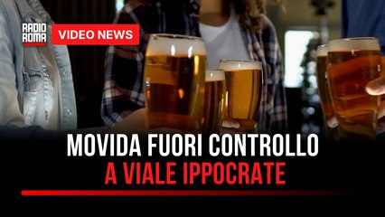 Movida fuori controllo a Viale Ippocrate