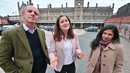 MP Julia Buckley welcomes potential investors to look around Shrewsbury.