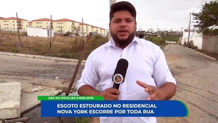 Saneamento Precário no Residencial Nova York: Exposição ao Esgoto Aberto Afeta Moradores e Construções da Área
