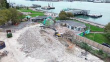 Update on Gosport bus stop demolition in Gosport on Friday 17th October 2025