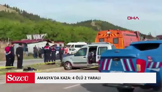 Hafif ticari araçla kamyon çarpıştı: 4 ölü, 2 yaralı