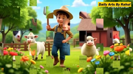The farmer in the dell _ English Lyrics Nursery Rhymes for kids